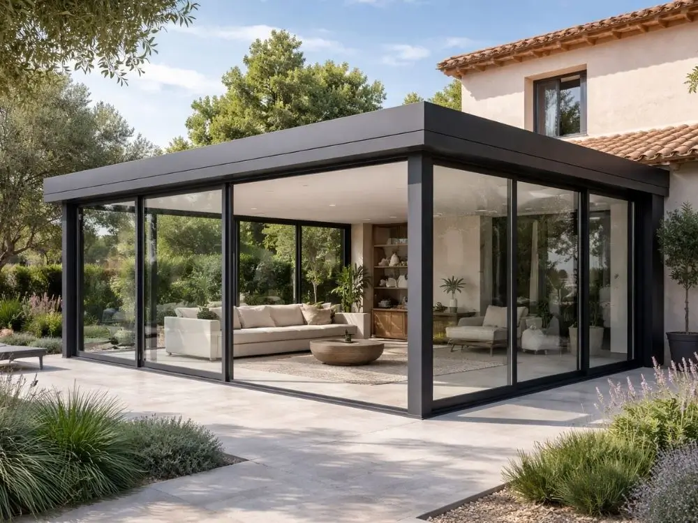 veranda-maison Véranda moderne
